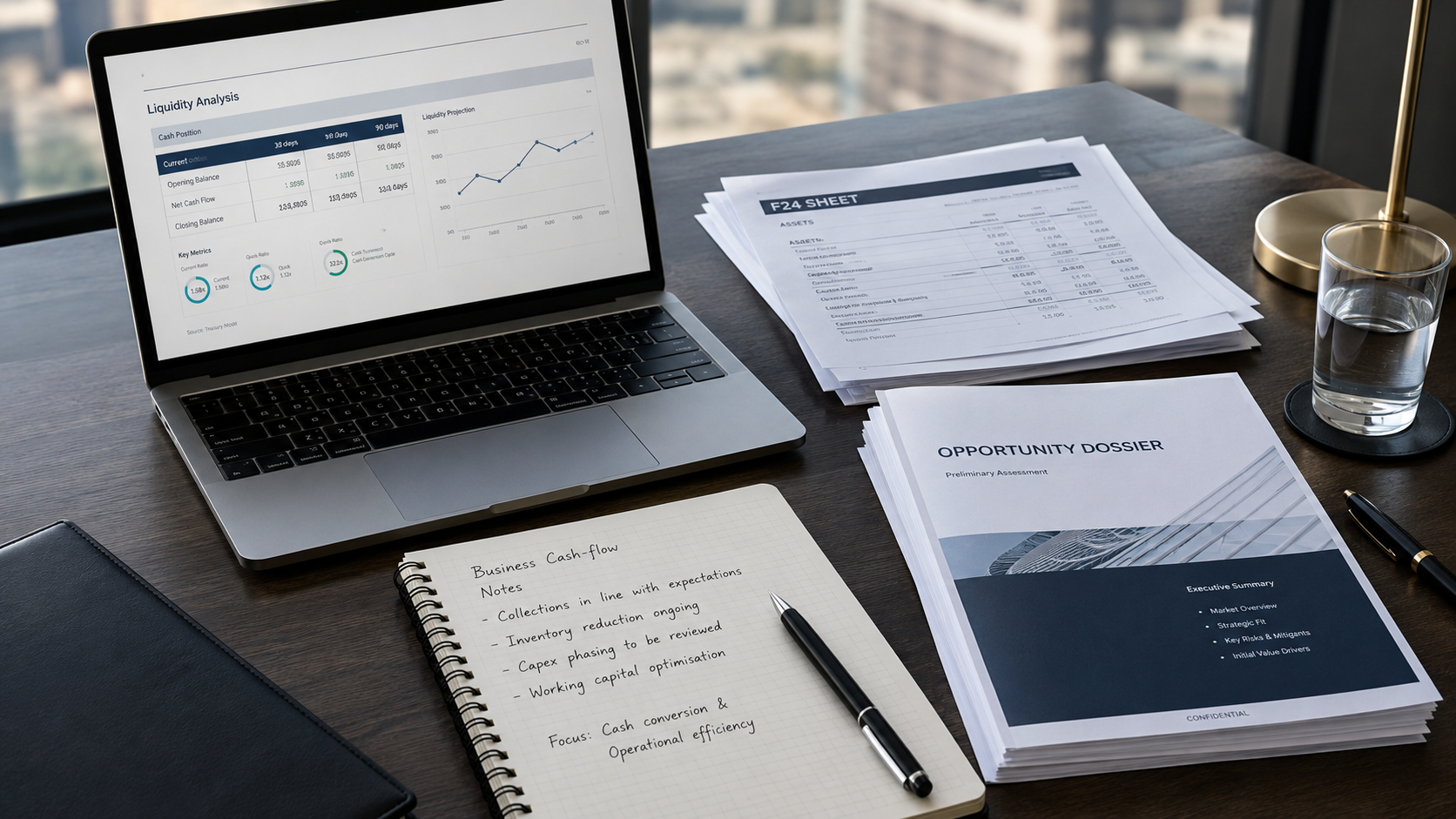 Confronto consulenziale su documenti e numeri, tipico di un’impresa che valuta con pragmatismo.